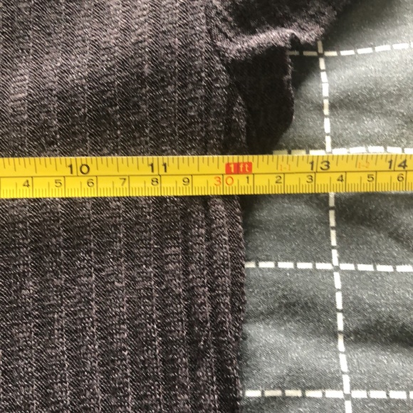 Rue 21 Top Women's Size XS Gray/Black Short Sleeve Ribbed‎ Shirt - Picture 8 of 9